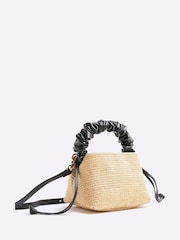 River Island Brown Rouched Cross-Body Bag - Image 2 of 6