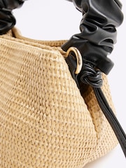 River Island Brown Rouched Cross-Body Bag - Image 4 of 6