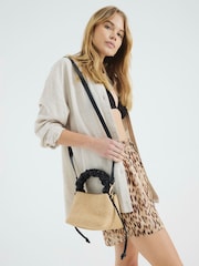 River Island Brown Rouched Cross-Body Bag - Image 6 of 6