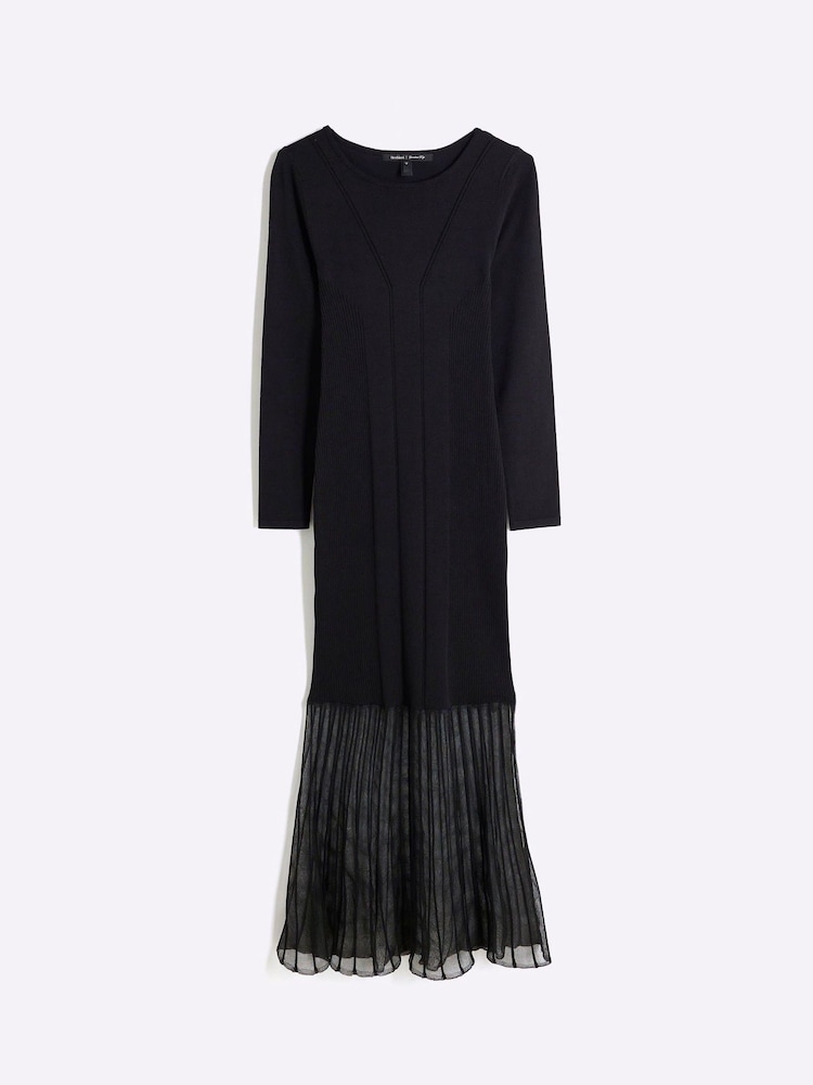 river island black mesh dress Buy River Island Black Petite Mesh Hem Maxi Dress from Next USA