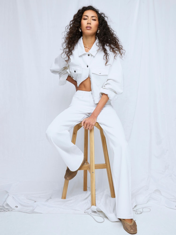 River Island Relaxed Straight Leg Jeans - Image 3 of 4