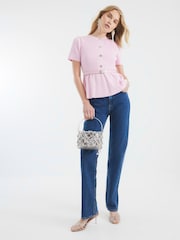 River Island Pink Belted Cardigan - Image 2 of 4