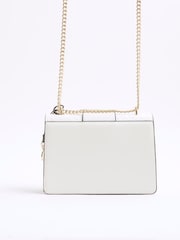 River Island White Panelled Monogram Shoulder Bag - Image 2 of 6