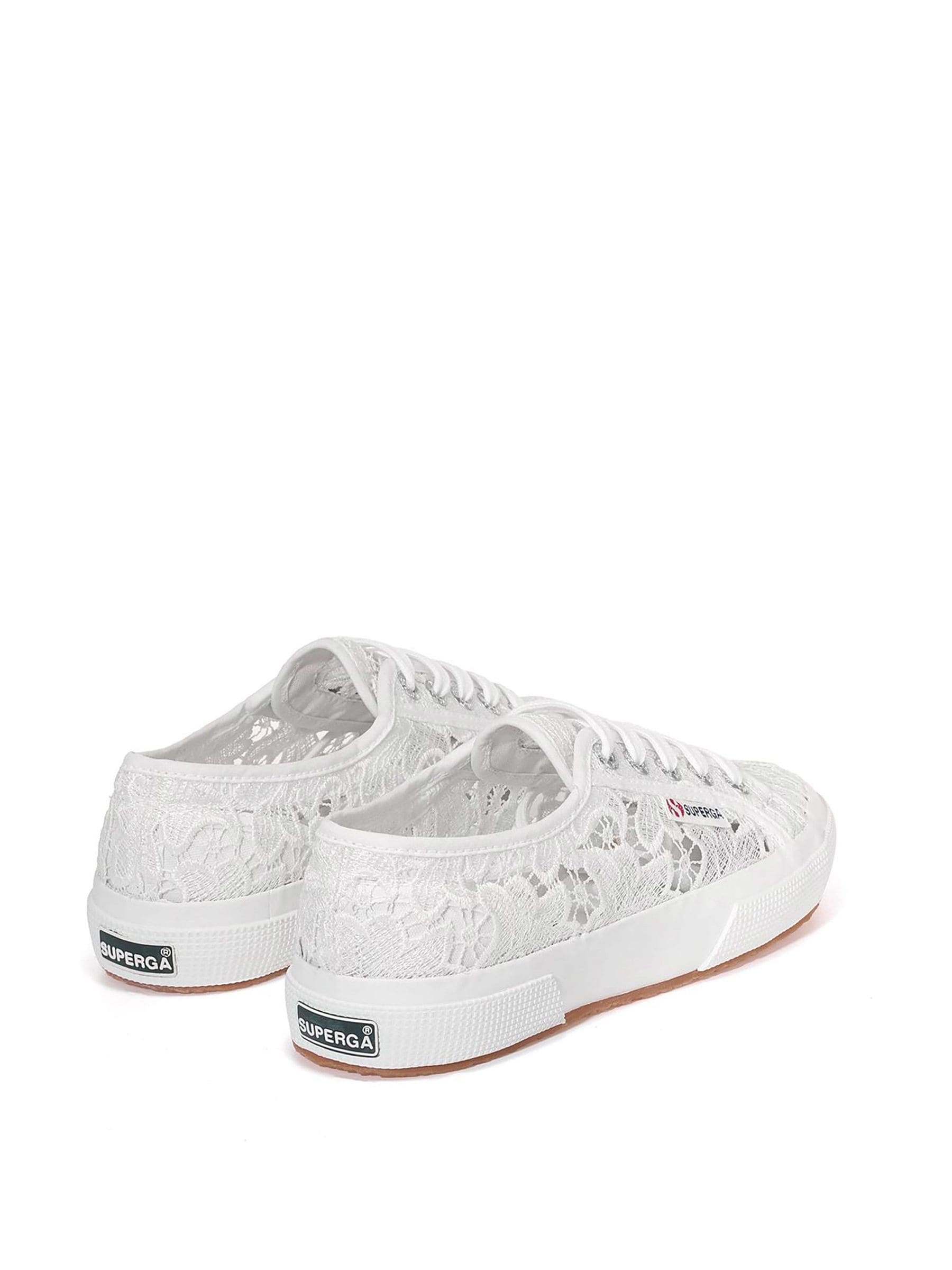 Buy Superga 2750 MACRAME Canvas White Trainers from Next USA
