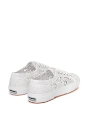 Superga 2750 MACRAME Canvas White Trainers - Image 3 of 5