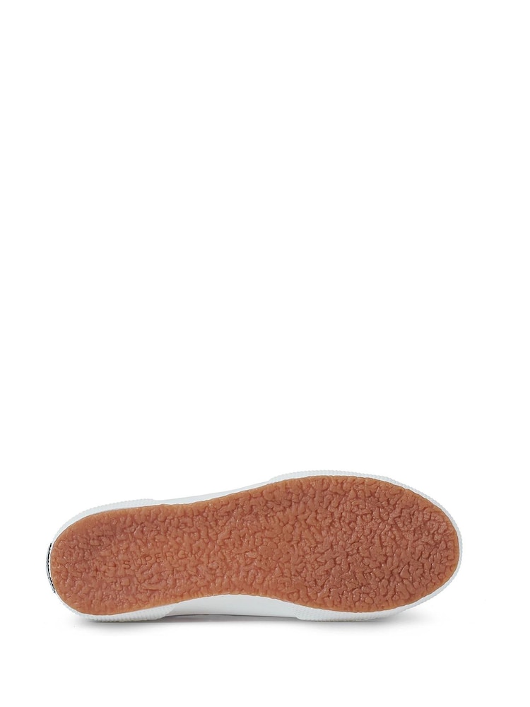 Superga 2750 MACRAME Canvas White Trainers - Image 5 of 5