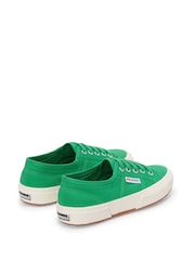 Superga 2750 Cotu Classic Canvas Green Trainers - Image 3 of 5