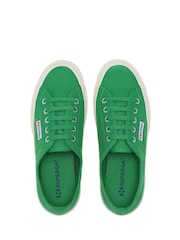 Superga 2750 Cotu Classic Canvas Green Trainers - Image 4 of 5