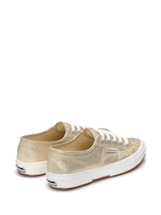 Superga 2750 Lamew Canvas White Trainers - Image 3 of 4