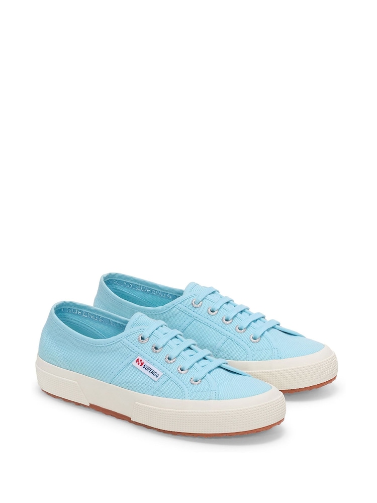 Superga 2750 Cotu Classic Canvas Sky Blue Trainers - Image 2 of 5