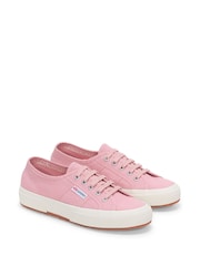 Superga 2750 Cotu Classic Canvas Trainers in Pink/Lilac - Image 2 of 5