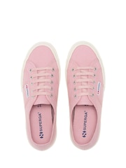 Superga 2750 Cotu Classic Canvas Trainers in Pink/Lilac - Image 4 of 5