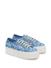 Superga 2790 PLATFORM SANGALLO Canvas White Trainers - Image 2 of 5