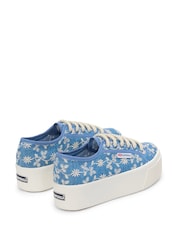 Superga 2790 PLATFORM SANGALLO Canvas White Trainers - Image 3 of 5