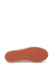 Superga 2750 COTU Classic Canvas Trainers - Brown Reddish/Off White - Image 5 of 5
