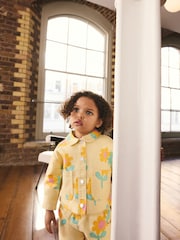 مقلم ألوان متعددة - Printed Jacket And Shorts Set (3mths-7yrs) - صورة 3 من 4