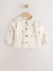 Cream - Jachetă matlasată brodată (3mths-7yrs) - Imaginea 6 din 9