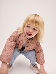 Rust Red Shower Resistant Bubble Hem Coat (3mths-7yrs) - Image 4 of 9