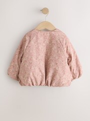 Rust Red Shower Resistant Bubble Hem Coat (3mths-7yrs) - Image 7 of 9