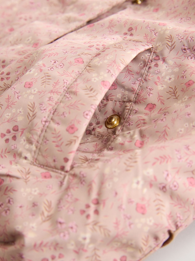 Rust Red Shower Resistant Bubble Hem Coat (3mths-7yrs) - Image 9 of 9 Rust Red Shower Resistant Bubble Hem Coat (3mths-7yrs) - Image 9 of 9