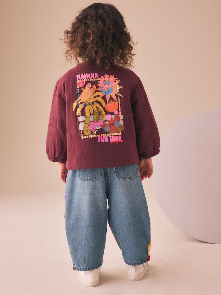 Multi Bright Printed Cotton Rich Quilted Jacket (3mths-7yrs) - Image 2 of 5