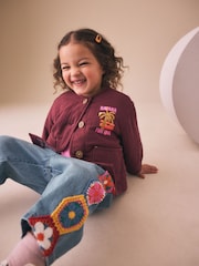 Multi Bright Printed Cotton Rich Quilted Jacket (3mths-7yrs) - Image 3 of 5