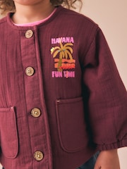 Multi Bright Printed Cotton Rich Quilted Jacket (3mths-7yrs) - Image 5 of 5