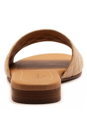 Off The Hook Cream Kingsway Leather Open Toe Flats - Image 5 of 6