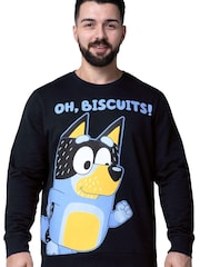Character Blue Mens Sweatshirt - Image 1 of 9