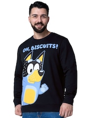 Character Blue Mens Sweatshirt - Image 3 of 9