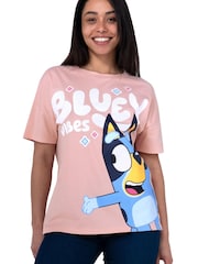 Character Pink Vibes Short Sleeve 100% Cotton T-Shirt - Image 1 of 8