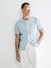 Camisa Floral Pointelle da River Island - Imagem 1 de 4