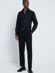 River Island Black Slim Fit Shirt - Image 1 of 4