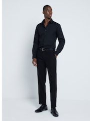 River Island Black Slim Fit Shirt - Image 4 of 4