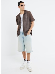 River Island Denim Jorts Shorts - Slika 3 iz 4
