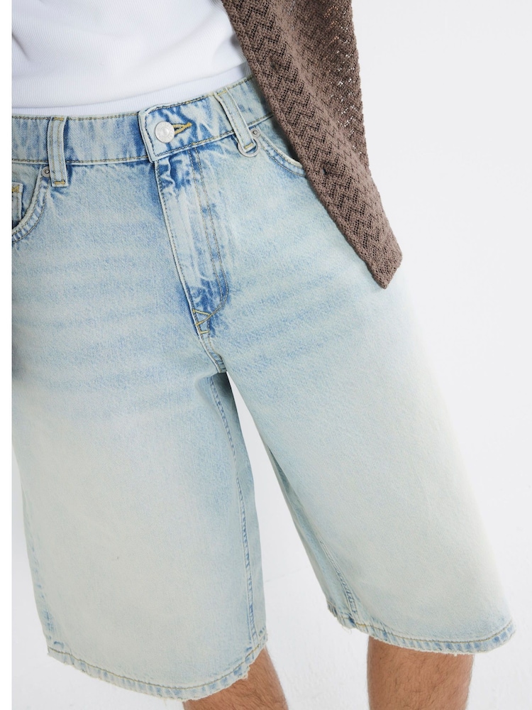 River Island Denim Jorts Shorts - Slika 4 iz 4