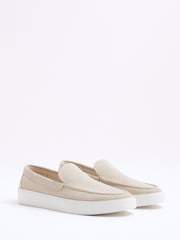 River Island Suede Wedge Cupsole Loafers - Slika 3 iz 6