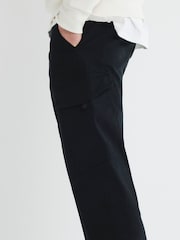 River Island Black Cargo Trousers - Image 3 of 6