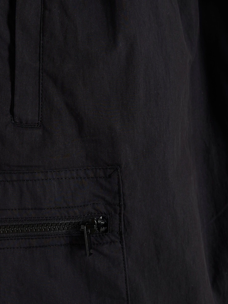 River Island Black Nylon Cargo Shorts - Image 6 of 6