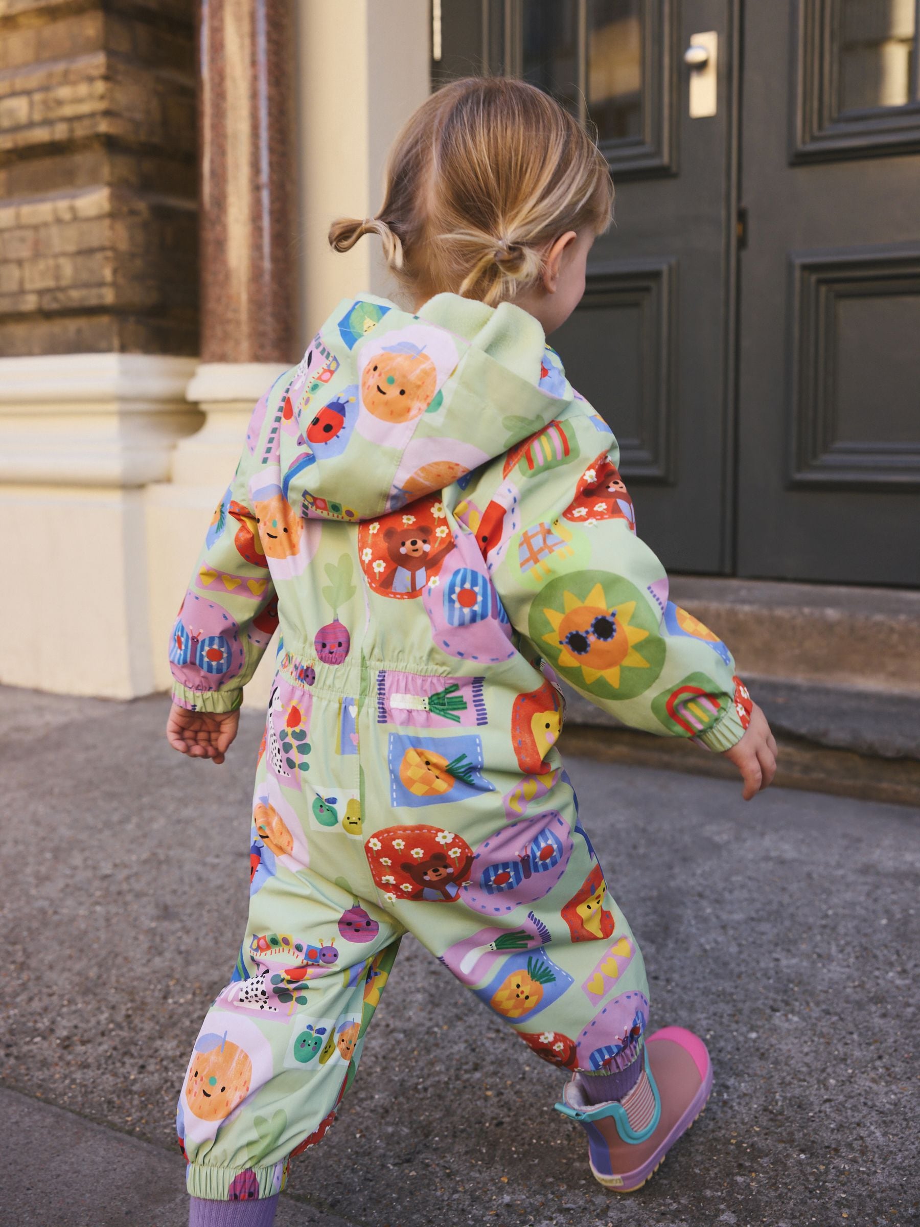 Buy Green Character Waterproof Printed Puddlesuit (3mths-7yrs