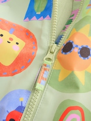 Verde cu personaj - Costum impermeabil cu imprimeu (6ms-7yrs) - Imaginea 5 din 8