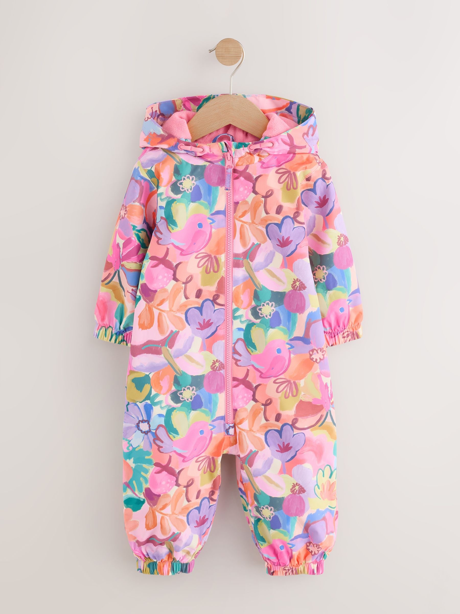 Buy Bright Floral Waterproof Printed Puddlesuit (3mths-7yrs