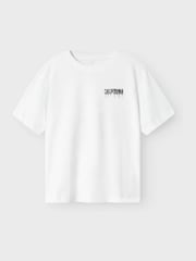 Name It White 100% Cotton Graphic Back Print T-Shirt - Image 3 of 4