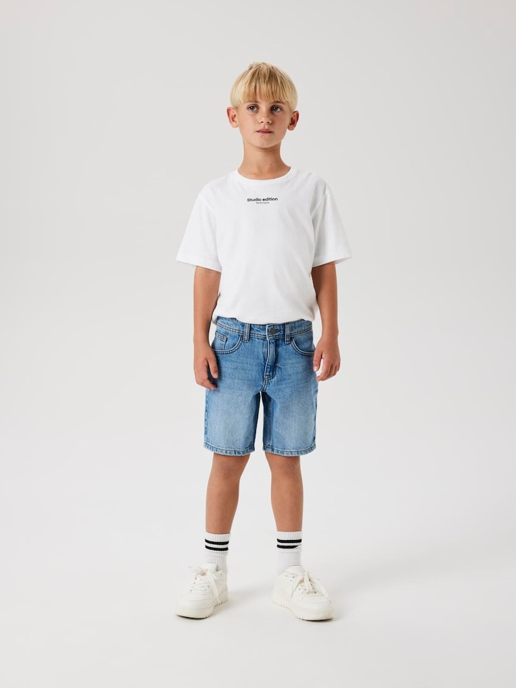 Name It Blue Denim Shorts - Image 1 of 4 Name It Blue Denim Shorts - Image 1 of 4