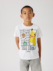 Name It White Pokemon Short Sleeve Graphic T-Shirt - Image 1 of 3