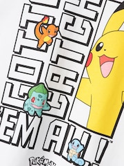 Name It White Pokemon Short Sleeve Graphic T-Shirt - Image 3 of 3