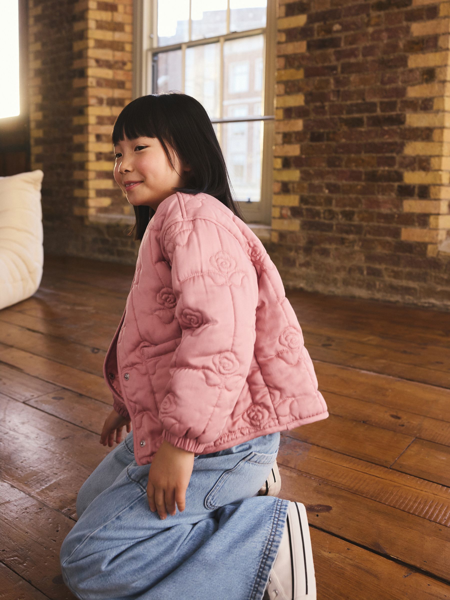 Buy Pink Rose Quilted Jacket (3-16yrs) from Next South Africa