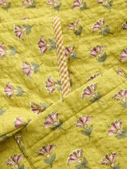 Maslinasto zeleni print - Pamučna prošivena jakna (3-16god.) - Slika 5 od 5