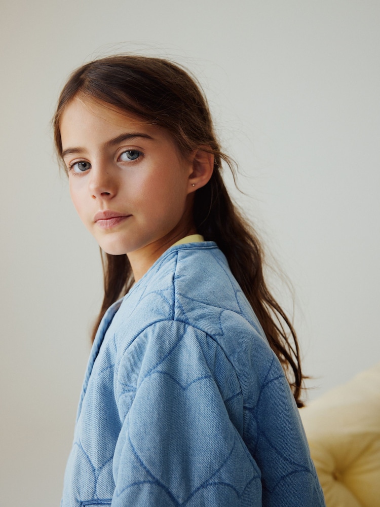 دنيم قلب - Quilted Jacket (3-16yrs) - صورة 4 من 4 دنيم قلب - Quilted Jacket (3-16yrs) - صورة 4 من 4