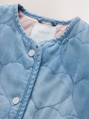 Denim con corazones - Chaqueta guateada (3-16 años) - Imagen 8 de 9